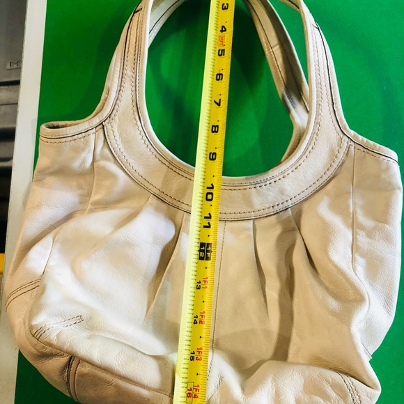 Authentic COACH TATTERSALL ERGO PLEATED LEATHER BAG HOBO - Picture 10 of 16